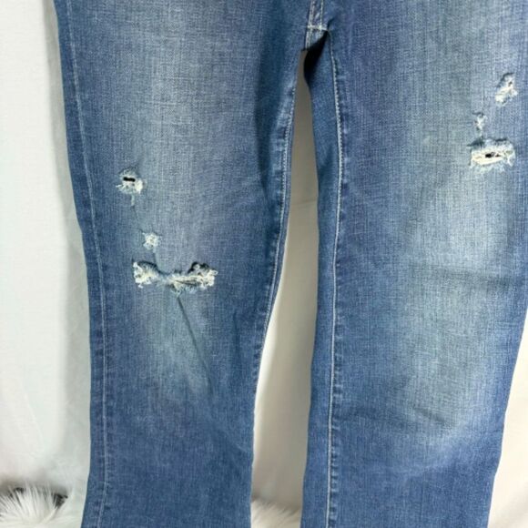 Joe's Jeans Hi (Rise)Honey Hight rise Curvy Boot Cut Ripped Raw Hem Jeans Sz  28 - Picture 8 of 11